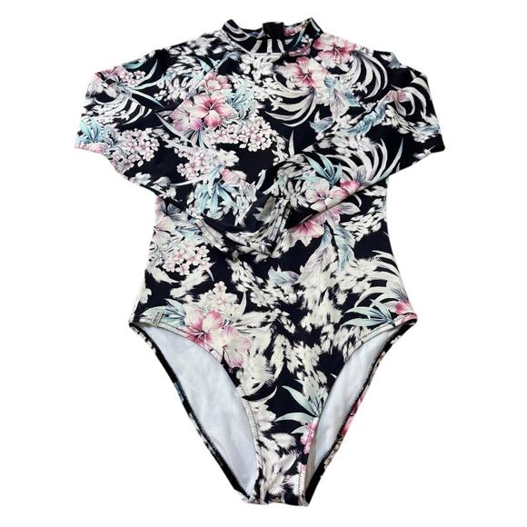 Rhythm. Swimsuit‎ Women Medium Floral One Piece Summer Vacation Resort Beach - Picture 1 of 7